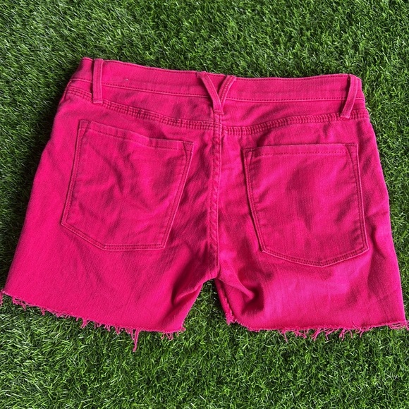 ROXY Magenta Cut Off Denim Shorts size 26 - Picture 8 of 8